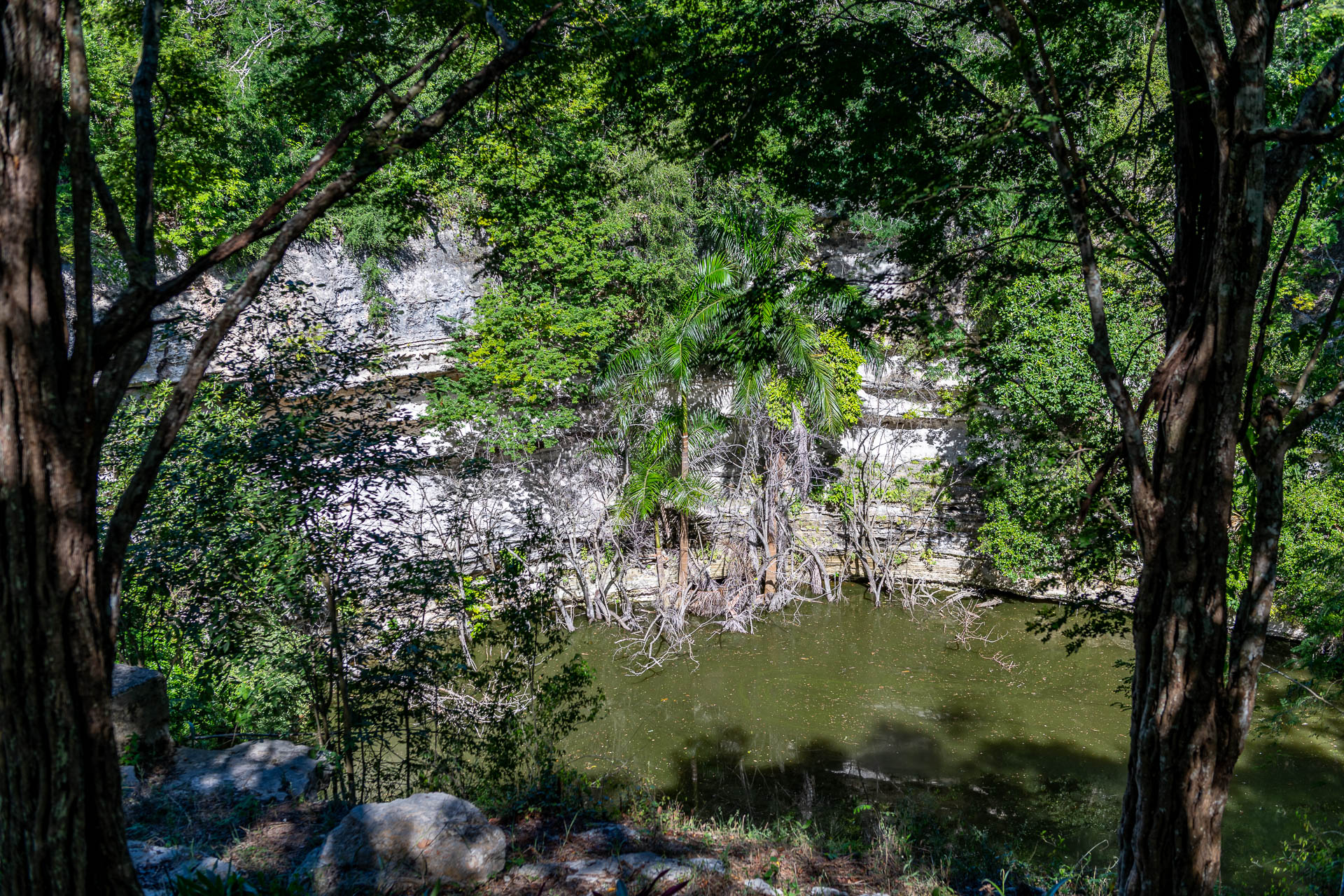 Der Cenote Sagrado diente als heiliger Kultort und zur Wasserversorgung