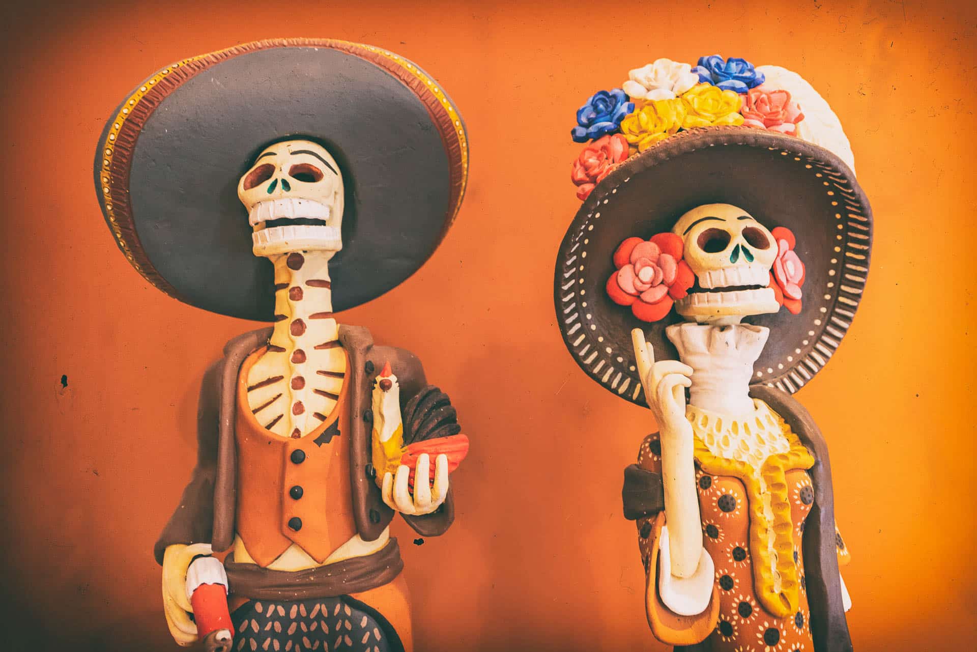 Mexikanische Skelette sind ikonische Symbole der Kultur - La Catrina & Calacas