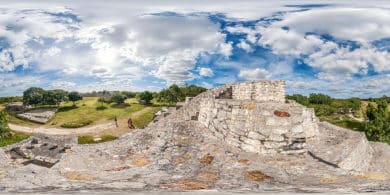 Pirámide de Dzibilchaltún en Mérida