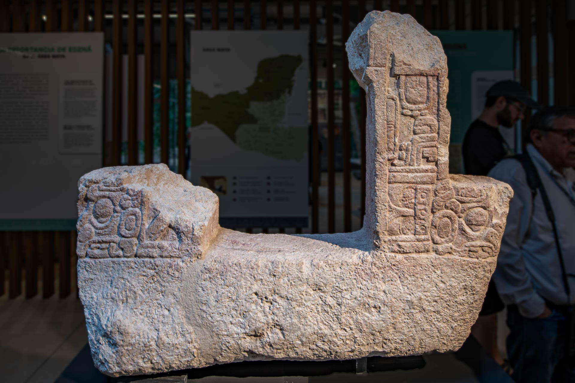 Im Eingangsbereich befindet sich ein Museum mit beeindruckenden Fundstücken von Edzná