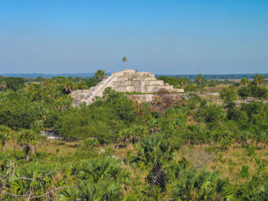 El Tigre in Campeche - Maya-Ruinen von Itzamkanac
