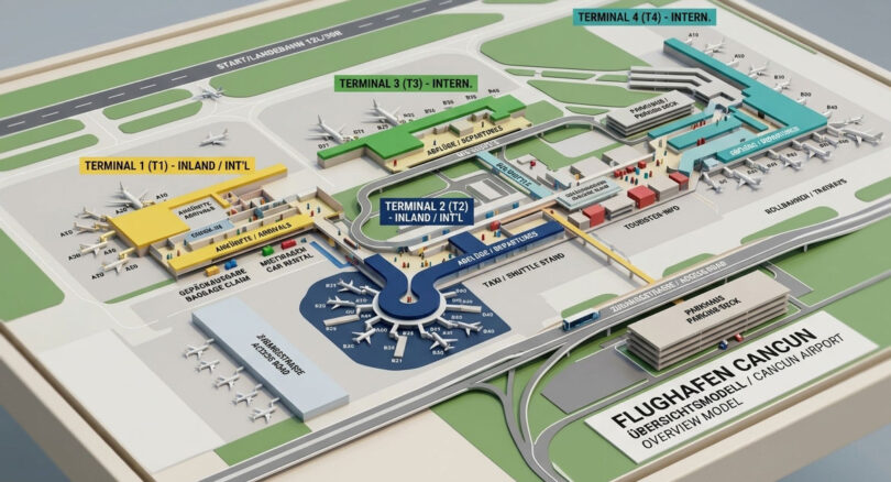 Flughafen Cancún - Transfers nach Cancún, Playa del Carmen und Tulum