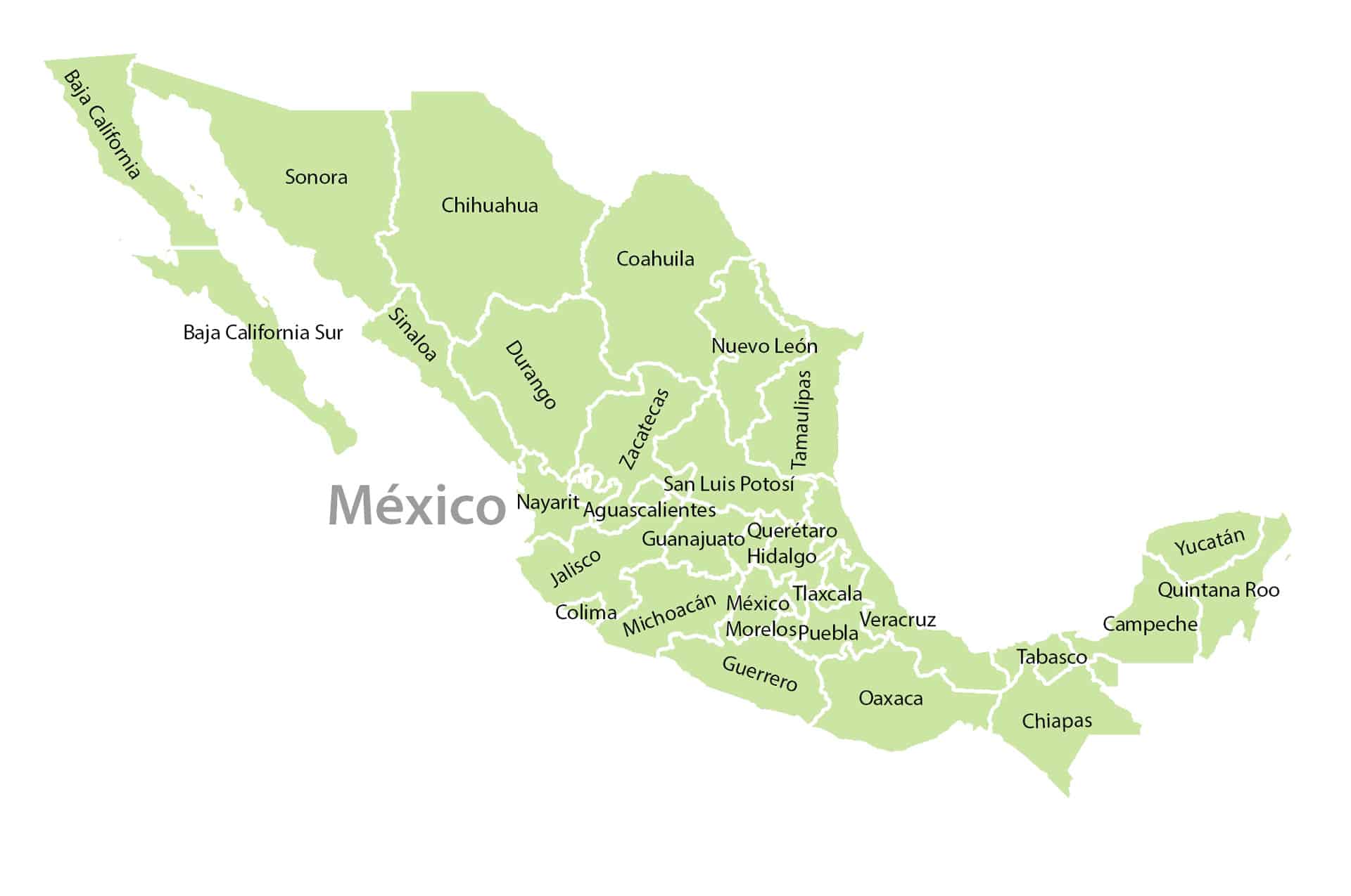 Karte - Mexiko