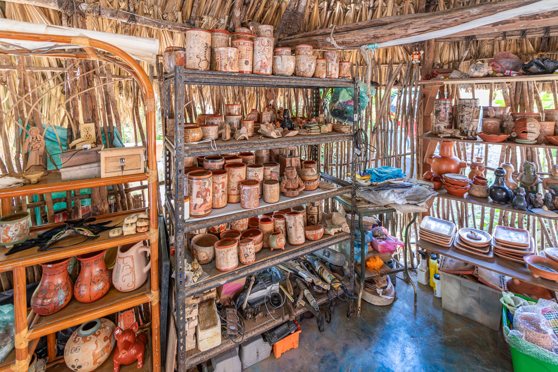 Das Atelier Los Ceibos in Muna in Yucatán