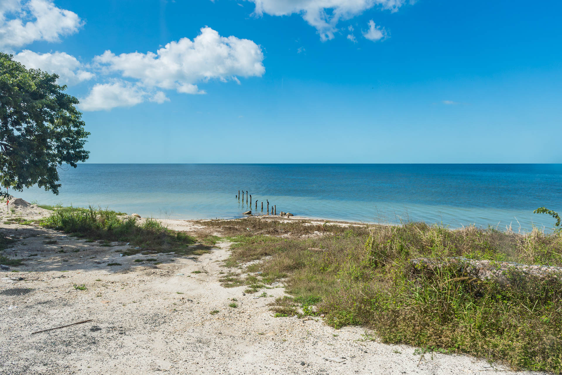 Strand Champotón Cove nördlich von Champotón am Golf von Mexiko in Campeche